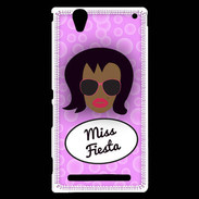 Coque Sony Xperia T2 Ultra Miss Fiesta Black