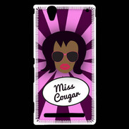 Coque Sony Xperia T2 Ultra Miss Cougar Black