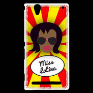 Coque Sony Xperia T2 Ultra Miss Latina Black
