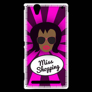 Coque Sony Xperia T2 Ultra Miss Shopping Black