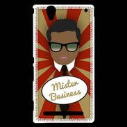 Coque Sony Xperia T2 Ultra Mister Business Black