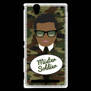 Coque Sony Xperia T2 Ultra Mister Soldier Black