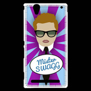 Coque Sony Xperia T2 Ultra Mister Swag Roux