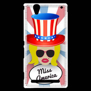 Coque Sony Xperia T2 Ultra Miss USA Blonde