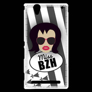 Coque Sony Xperia T2 Ultra Miss Bretagne Brune