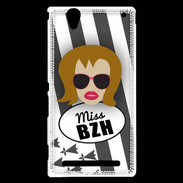 Coque Sony Xperia T2 Ultra Miss Bretagne Rousse