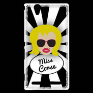 Coque Sony Xperia T2 Ultra Miss Corse Blonde