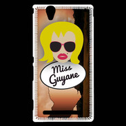 Coque Sony Xperia T2 Ultra Miss Guyane Blonde