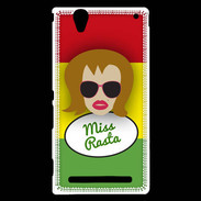Coque Sony Xperia T2 Ultra Miss Rasta Rousse