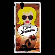 Coque Sony Xperia T2 Ultra Miss Réunion Blonde
