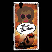 Coque Sony Xperia T2 Ultra Miss Réunion Black
