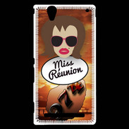 Coque Sony Xperia T2 Ultra Miss Réunion Chatain
