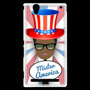 Coque Sony Xperia T2 Ultra Mister América Black