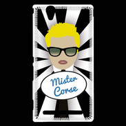 Coque Sony Xperia T2 Ultra Mister Corse Blond