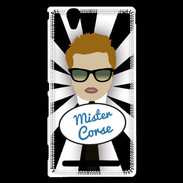 Coque Sony Xperia T2 Ultra Mister Corse Roux