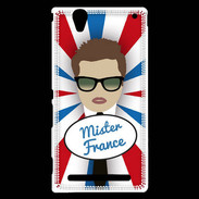 Coque Sony Xperia T2 Ultra Mister France Chatain