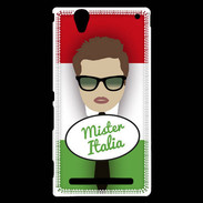 Coque Sony Xperia T2 Ultra Mister Italie Chatain