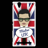 Coque Sony Xperia T2 Ultra Mister UK Brun