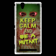 Coque Sony Xperia T2 Ultra Keep Calm and Be Mutant