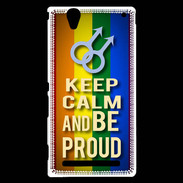 Coque Sony Xperia T2 Ultra Keep Calm and Be Proud mens Gay