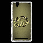 Coque Sony Xperia T2 Ultra Coffee Time ZG
