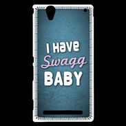 Coque Sony Xperia T2 Ultra I have Swag bleu ZG