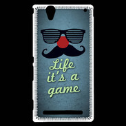 Coque Sony Xperia T2 Ultra Life It's a game ZG