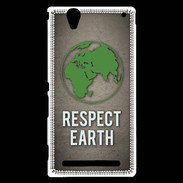 Coque Sony Xperia T2 Ultra Respect Earth ZG