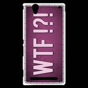 Coque Sony Xperia T2 Ultra WTF Rose ZG
