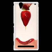 Coque Sony Xperia T2 Ultra Plaisir et fraise PR20