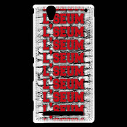 Coque Sony Xperia T2 Ultra L'seum rouge