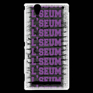 Coque Sony Xperia T2 Ultra L'seum violet