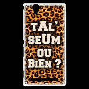 Coque Sony Xperia T2 Ultra Ta l'seum ou bien Léopard