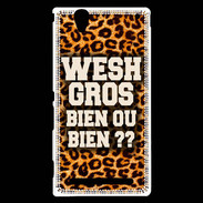 Coque Sony Xperia T2 Ultra Wesh Gros Léopard