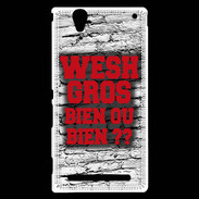 Coque Sony Xperia T2 Ultra Wesh Gros Rouge
