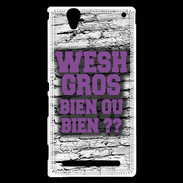 Coque Sony Xperia T2 Ultra Wesh Gros Violet