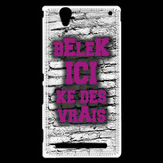 Coque Sony Xperia T2 Ultra Belek Ici Violet