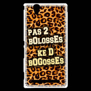 Coque Sony Xperia T2 Ultra Pas 2 bolosses Léopard