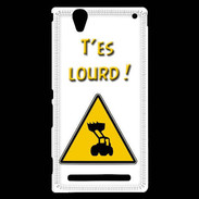 Coque Sony Xperia T2 Ultra T'es lourd PR