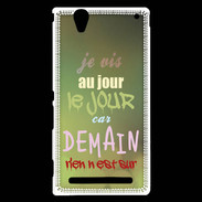 Coque Sony Xperia T2 Ultra Au jour le jour ZG