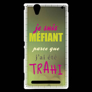 Coque Sony Xperia T2 Ultra Méfiant trahis ZG