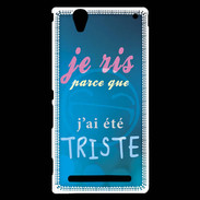 Coque Sony Xperia T2 Ultra Triste ZG