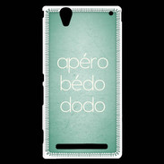 Coque Sony Xperia T2 Ultra Apéro bédo dodo Vert ZG