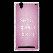 Coque Sony Xperia T2 Ultra Sexo Apéro Dodo rose ZG