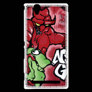 Coque Sony Xperia T2 Ultra Enfer graffiti PB