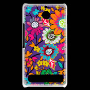 Coque Sony Xperia E1 Fond Hippie 1