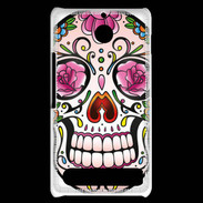 Coque Sony Xperia E1 Tête de mort design et coloré
