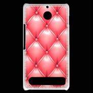 Coque Sony Xperia E1 Capitonnage Rose