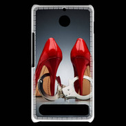 Coque Sony Xperia E1 Chaussures et menottes