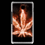Coque Sony Xperia E1 Cannabis en feu